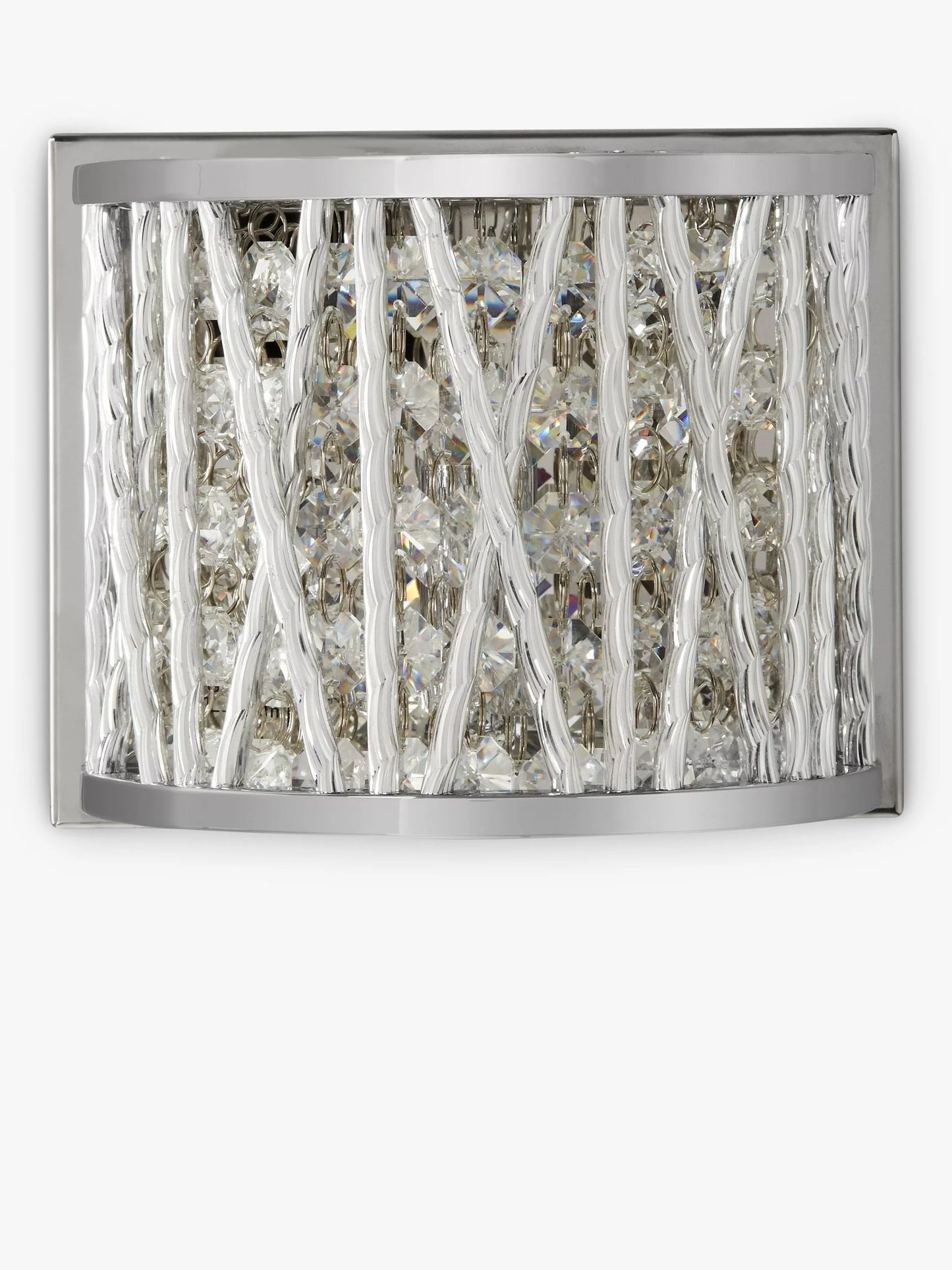 Luxury Jazzy Wall Light, Chrome RRP £75.00