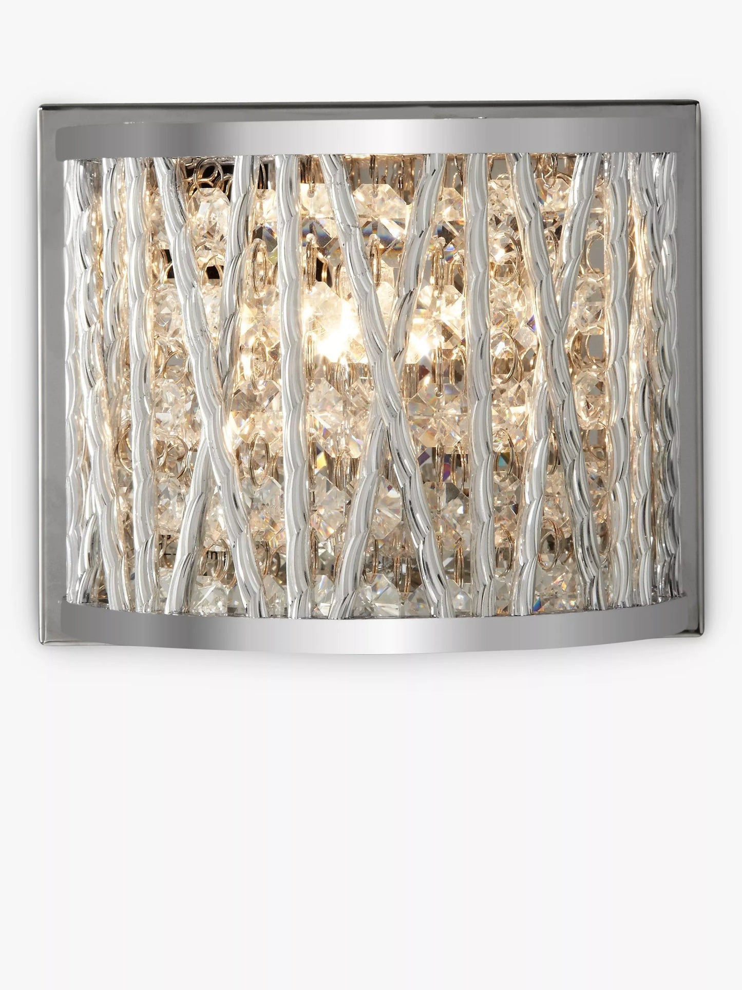 Luxury Jazzy Wall Light, Chrome RRP £75.00