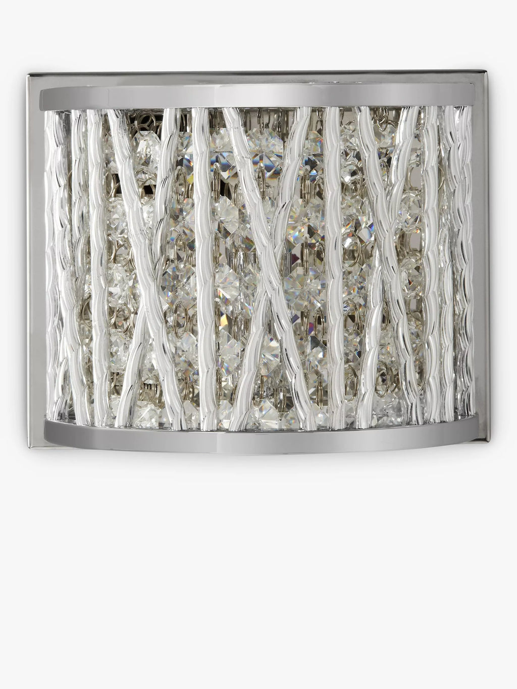 Luxury Jazzy Wall Light, Chrome RRP £75.00