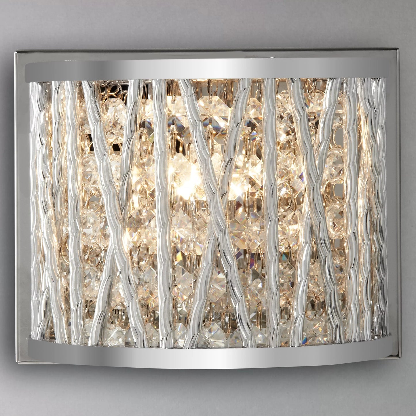 Luxury Jazzy Wall Light, Chrome RRP £75.00