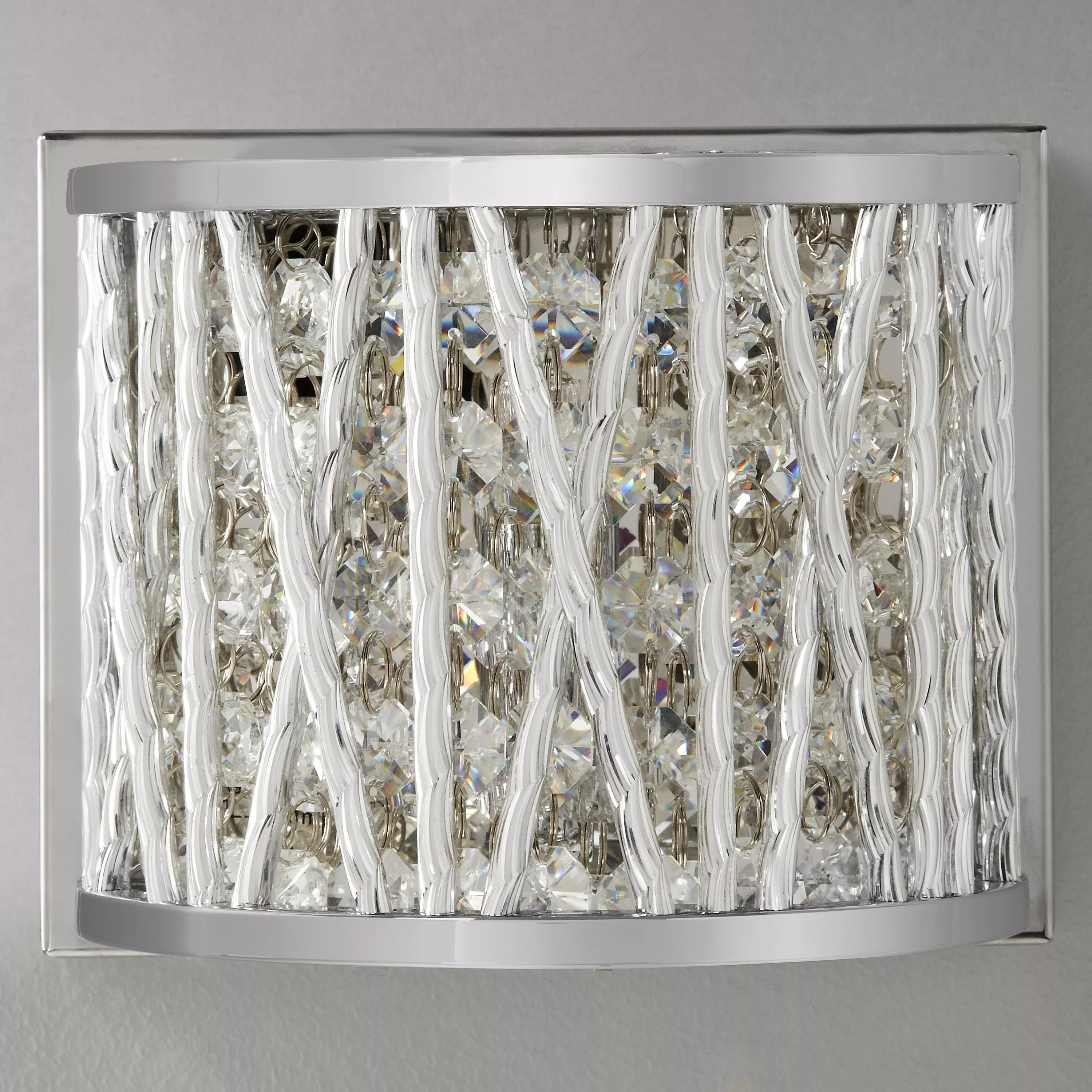 Luxury Jazzy Wall Light, Chrome RRP £75.00