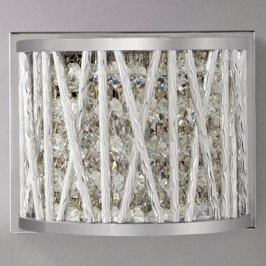 Luxury Jazzy Wall Light, Chrome RRP £75.00