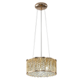 Emilia Design Crystal Drum pendant Light Gold RRP £195