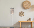 Luxury Crystal Drum Floor Lamp Design Chrome RRP £295.00
