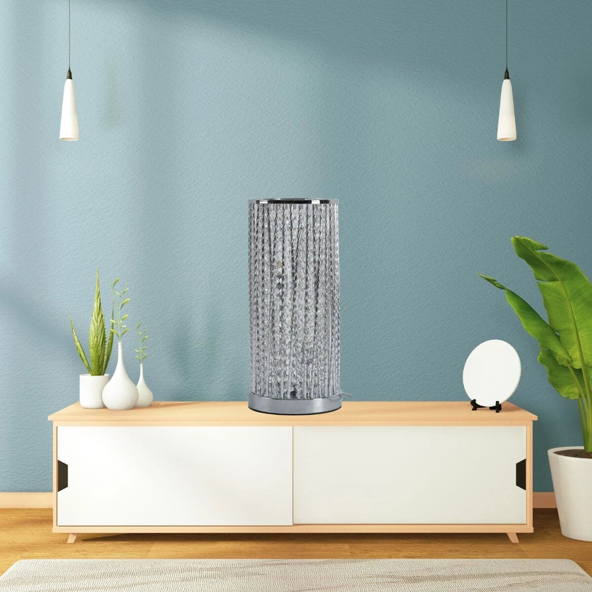 Luxury Design Large Table Lamp, Chrome £135.00 RRP