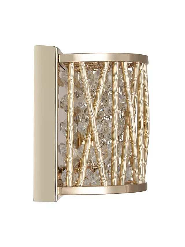 Luxury Jazzy Wall Light, Gold RRP £75.00