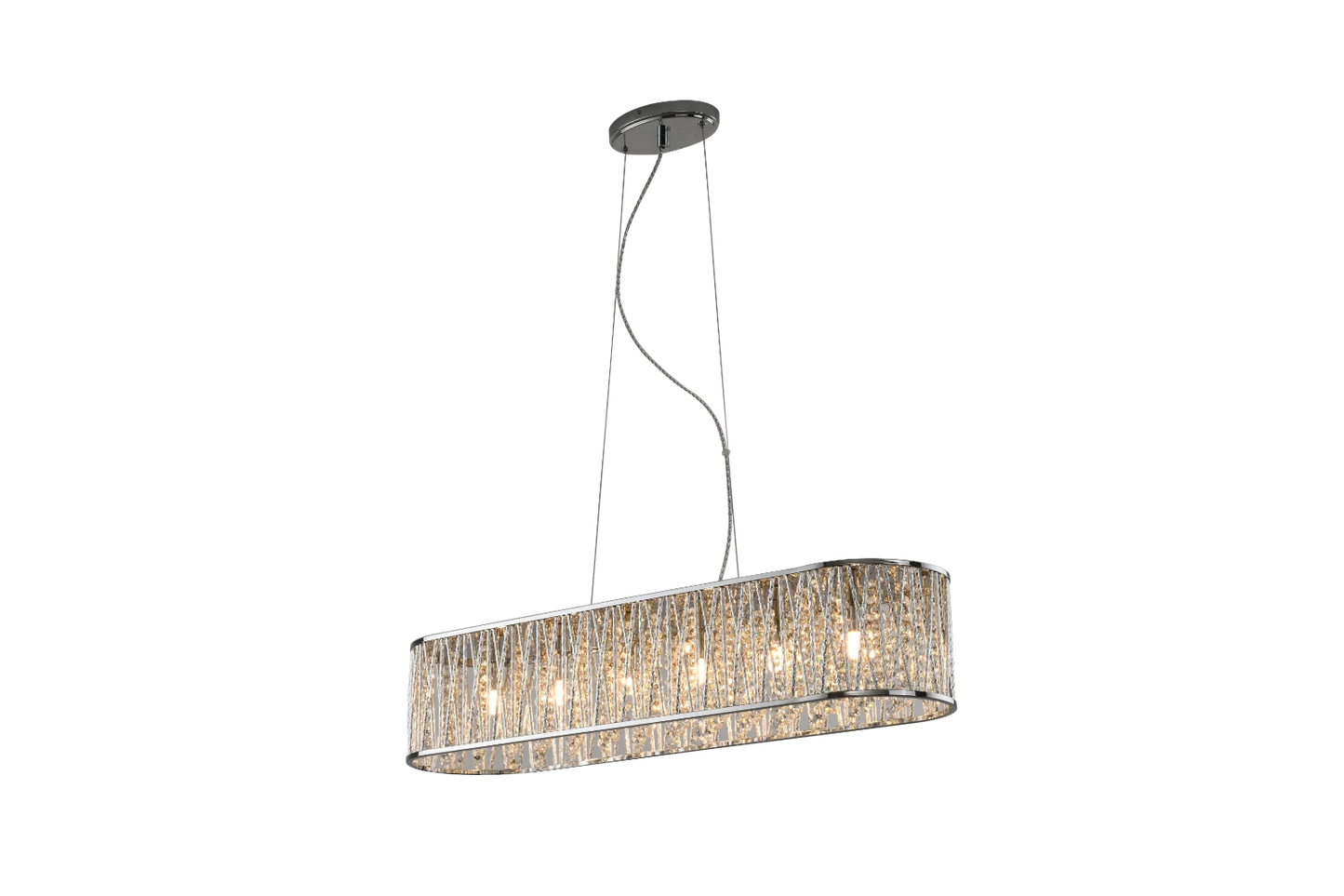 Luxury Jazzy Diner Bar Ceiling Light Chrome RRP £495 Brand New factory Sealed