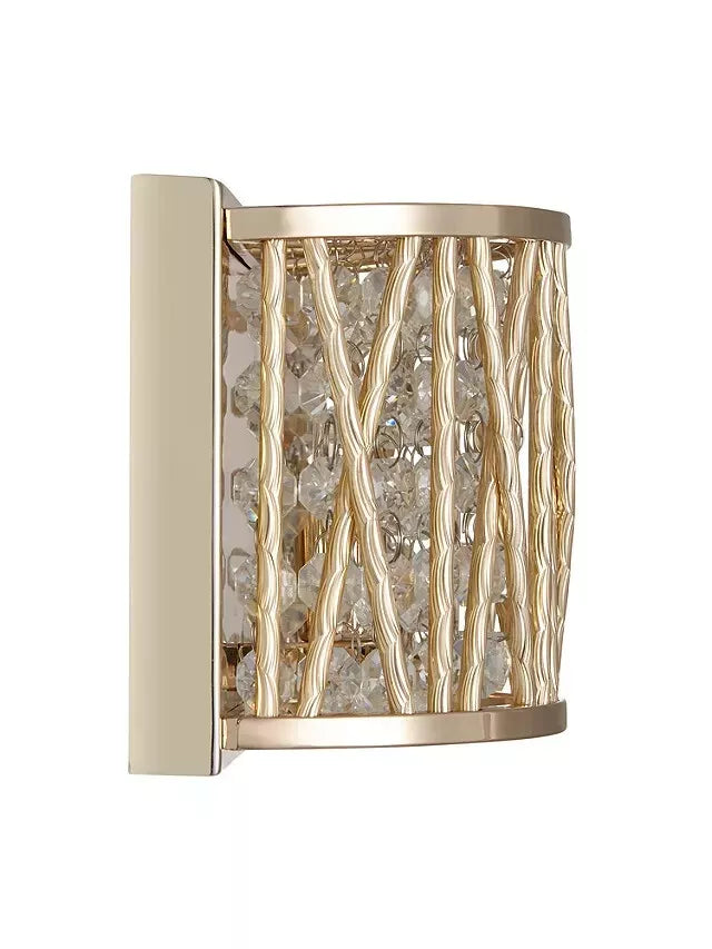 Luxury Jazzy Wall Light, Gold RRP £75.00
